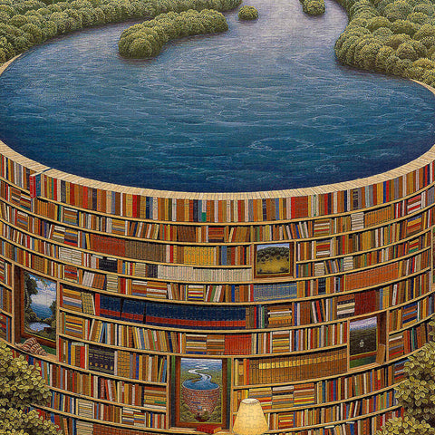PieceRelax - Bibliodame - PieceClicks 4032 Pieces [U1202] - Jacek Yerka