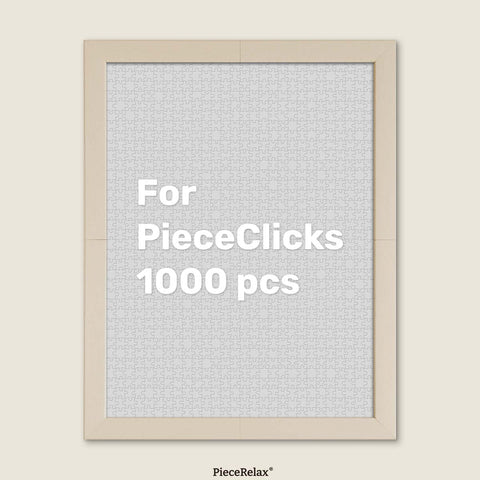 PieceRelax - Oatmeal - Wood Style Frame for PieceRelax 1008 Piece Puzzles [W1261]