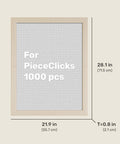 PieceRelax - Oatmeal - Wood Style Frame for PieceRelax 1008 Piece Puzzles [W1261]