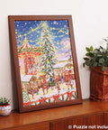 PieceRelax - Dark Maple - Wood Style Frame for PieceRelax 1008 Piece Puzzles [W1262]