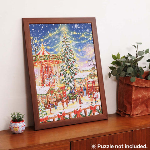 PieceRelax - Dark Maple - Wood Style Frame for PieceRelax 1008 Piece Puzzles [W1262]
