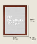 PieceRelax - Dark Maple - Wood Style Frame for PieceRelax 1008 Piece Puzzles [W1262]