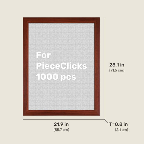 PieceRelax - Dark Maple - Wood Style Frame for PieceRelax 1008 Piece Puzzles [W1262]