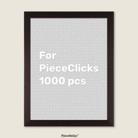 PieceRelax - Charcoal Brown - Wood Style Frame for PieceRelax 1008 Piece Puzzles [W1263]