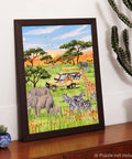 PieceRelax - Charcoal Brown - Wood Style Frame for PieceRelax 1008 Piece Puzzles [W1263]