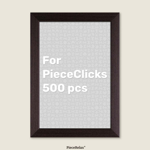 PieceRelax - Charcoal Brown - Wood Style Frame for PieceRelax 504 Piece Puzzles [W1264]