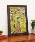PieceRelax - Charcoal Brown - Wood Style Frame for PieceRelax 504 Piece Puzzles [W1264]