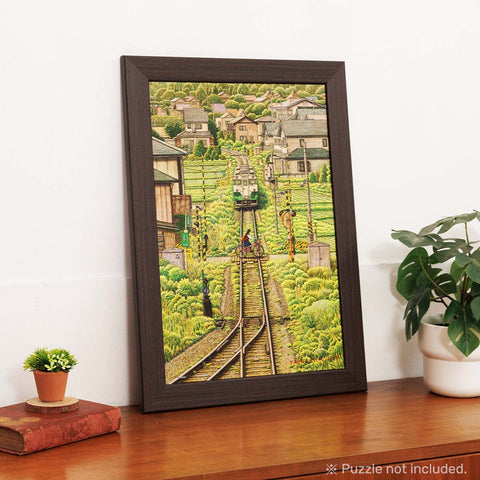 PieceRelax - Charcoal Brown - Wood Style Frame for PieceRelax 504 Piece Puzzles [W1264]