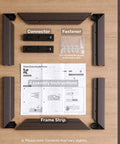 PieceRelax - Charcoal Brown - Wood Style Frame for PieceRelax 504 Piece Puzzles [W1264]