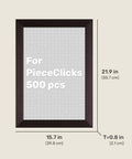 PieceRelax - Charcoal Brown - Wood Style Frame for PieceRelax 504 Piece Puzzles [W1264]