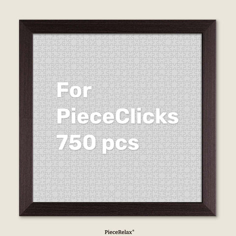 PieceRelax - Charcoal Brown - Wood Style Frame for PieceRelax 756 Piece Puzzles [W1265]