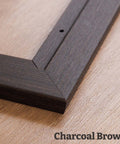 PieceRelax - Charcoal Brown - Wood Style Frame for PieceRelax 756 Piece Puzzles [W1265]