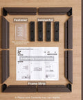 PieceRelax - Charcoal Brown - Wood Style Frame for PieceRelax 756 Piece Puzzles [W1265]