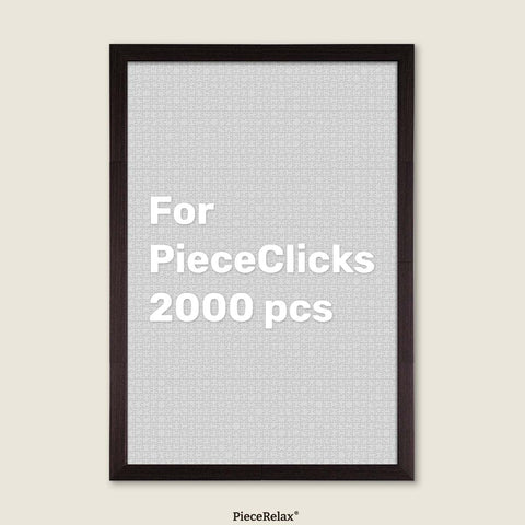 PieceRelax - Charcoal Brown - Wood Style Frame for PieceRelax 2016 Piece Puzzles [W1267]